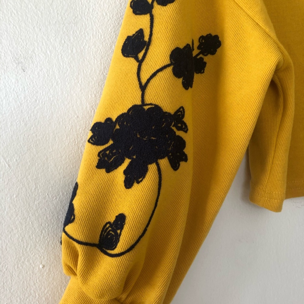 Mustard ruffle blouse - Picture 4 of 7